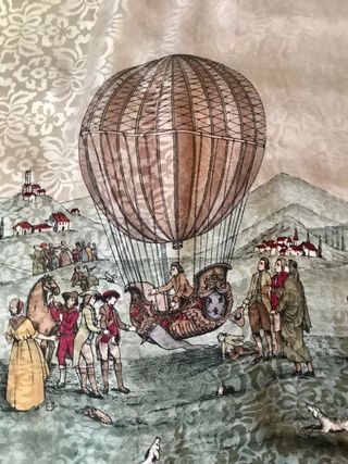 Foulard seta mongolfiere Zurich International