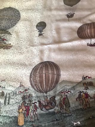 Foulard seta mongolfiere Zurich International