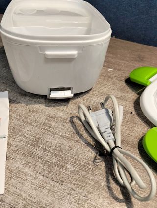 Fiambrera eléctrica 40W - Táper blanco