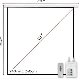 Pantalla Proyector Motorizada Xphoenix