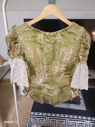 Trajes de Fallera Oro y Naranja