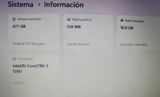 NUEVO HP Laptop 15 i5 120U 16GB RAM 512GB SSD