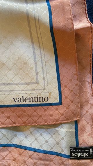 Bellissimo Foulard Valentino Seta Stratos 100%seta