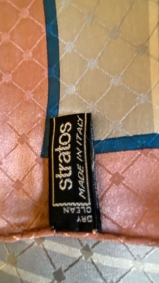 Bellissimo Foulard Valentino Seta Stratos 100%seta