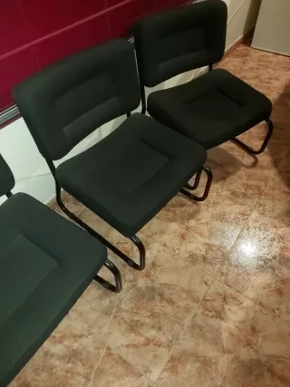 3 poltrone + 2 sedie per ufficio