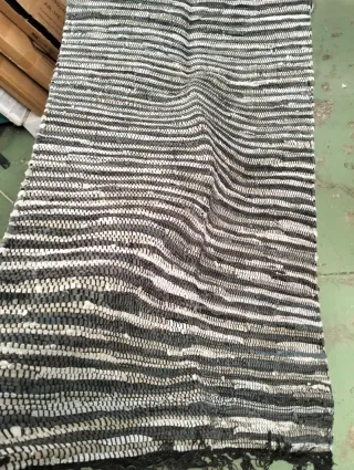 Alfombra Relaxdays Pasillo Flecos 80x200