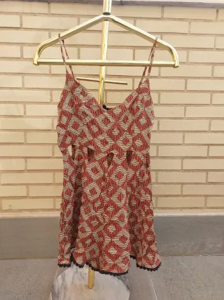 Topshop Estampado Geométrico Talla L