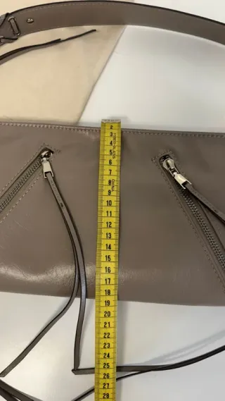 Bolso Zara Piel Efecto Asa Trenzada