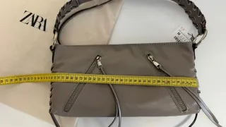 Bolso Zara Piel Efecto Asa Trenzada