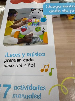 Fisher-Price Cebra Musical Primeros Pasos