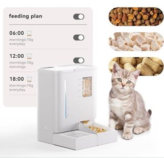 Comedero y bebedero automatico 2 en 1 para gatos