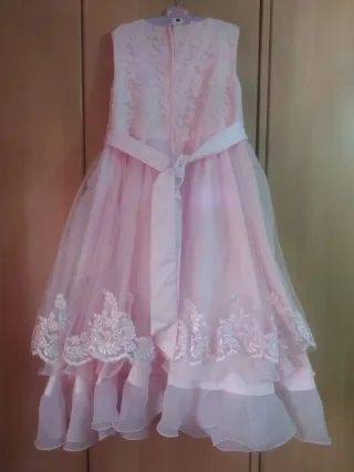 Vestido de fiesta para niña rosa