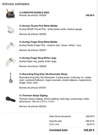 Banjo Recording King Resonador