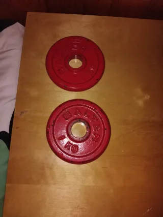 Discos de pesas Salter 1kg (2 unidades)