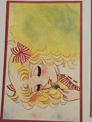 Set 5 Cartoline Candy Candy Anni 80 Vintage cd