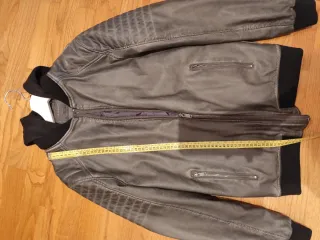 Cazadora polipiel gris hombre Primark