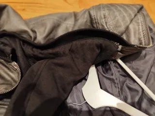 Cazadora polipiel gris hombre Primark