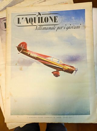 L'aquilone Settimanale 1940 - 7 pezzi Rarissimi