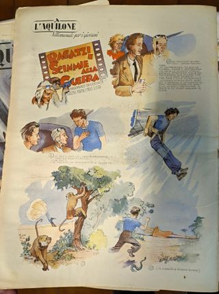 L'aquilone Settimanale 1940 - 7 pezzi Rarissimi