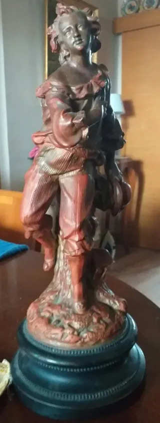 Escultura terracota antigua firmada