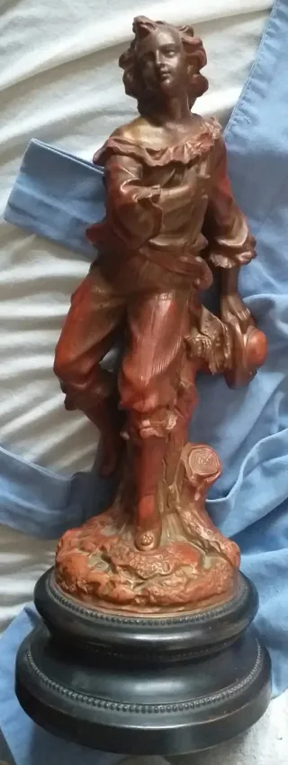 Escultura terracota antigua firmada