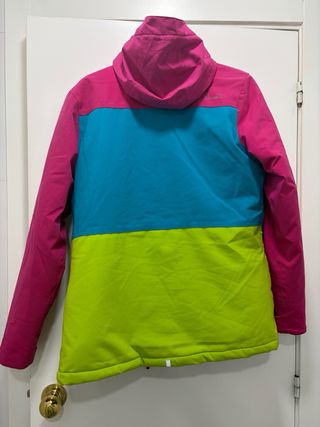Chaqueta de esquí multicolor