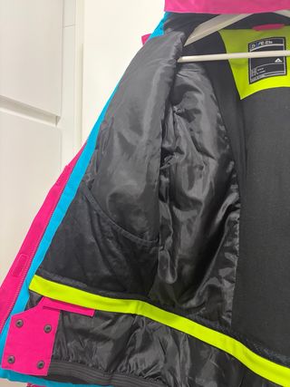 Chaqueta de esquí multicolor
