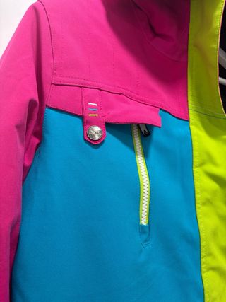 Chaqueta de esquí multicolor