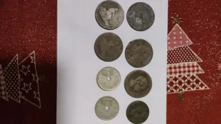 Moneda antigua Reyes Católicos 1474 y FernandoXII