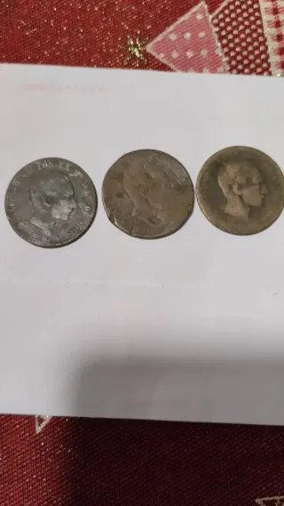 Moneda antigua Reyes Católicos 1474 y FernandoXII