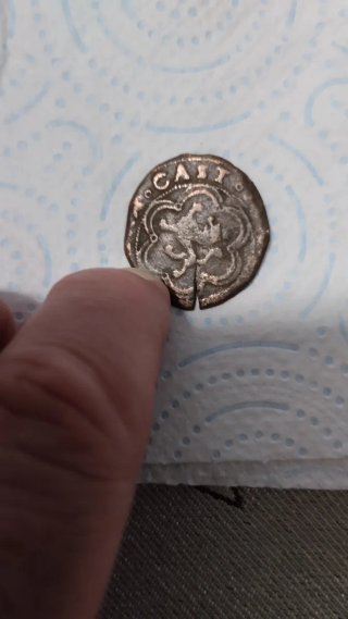 Moneda antigua Reyes Católicos 1474 y  FernandoXII