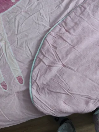 Edredón infantil rosa bailarinas