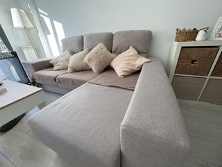 Sofá Chaise Longue Beige