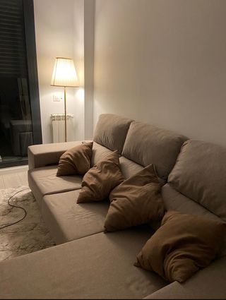 Sofá Chaise Longue Beige