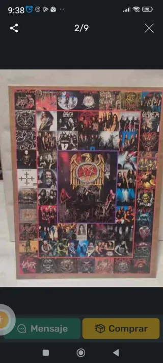 8 Posters Rock 1 x 7€ FOTOMONTAJE