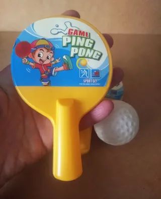 Raquetas Ping Pong Infantiles con Pelota de Golf