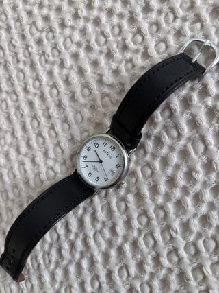 Reloj Potens Negro y Plateado