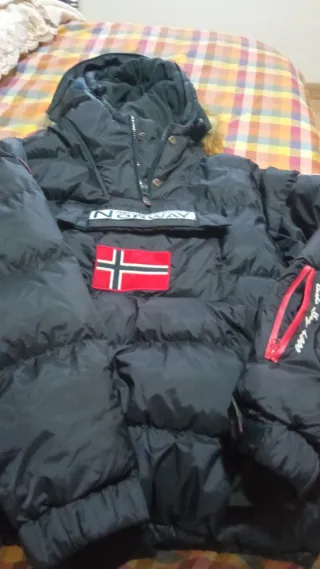 Chaqueta Geographical Norway Negra Talla XL