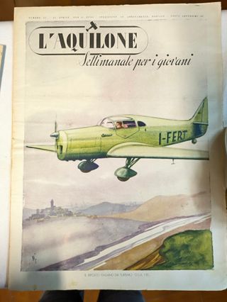 L'aquilone Settimanale 1940 Giornali Vintage
