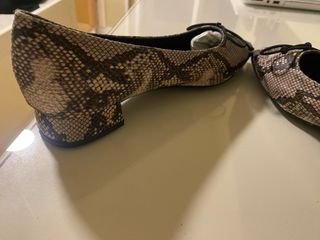 Manoletinas BENAVENTE piel serpiente