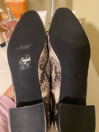 Manoletinas BENAVENTE piel serpiente