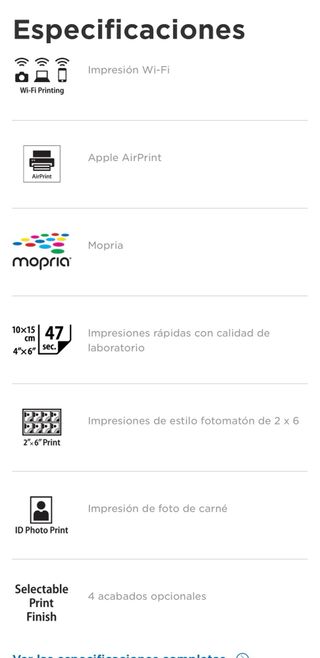 Impresora Canon Selphy CP1300