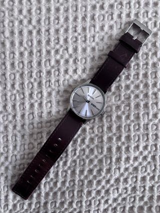 Reloj Nixon Plata y Marrón