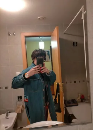 Sobrecamisa vaquera Zara azul