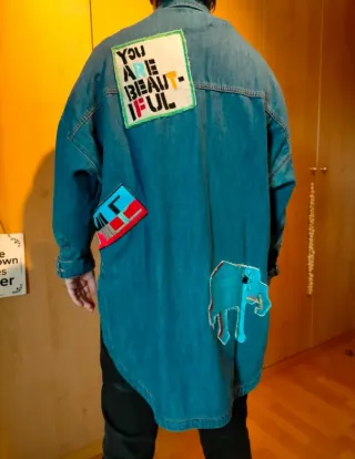 Sobrecamisa vaquera Zara azul