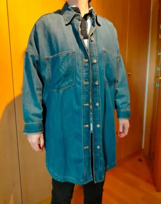 Sobrecamisa vaquera Zara azul