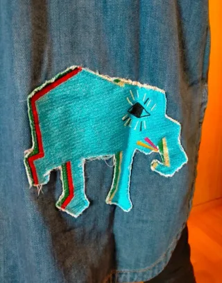 Sobrecamisa vaquera Zara azul