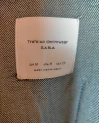 Sobrecamisa vaquera Zara azul