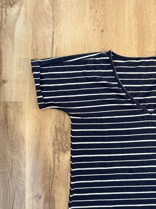 Camiseta de rayas marineras manga corta XL