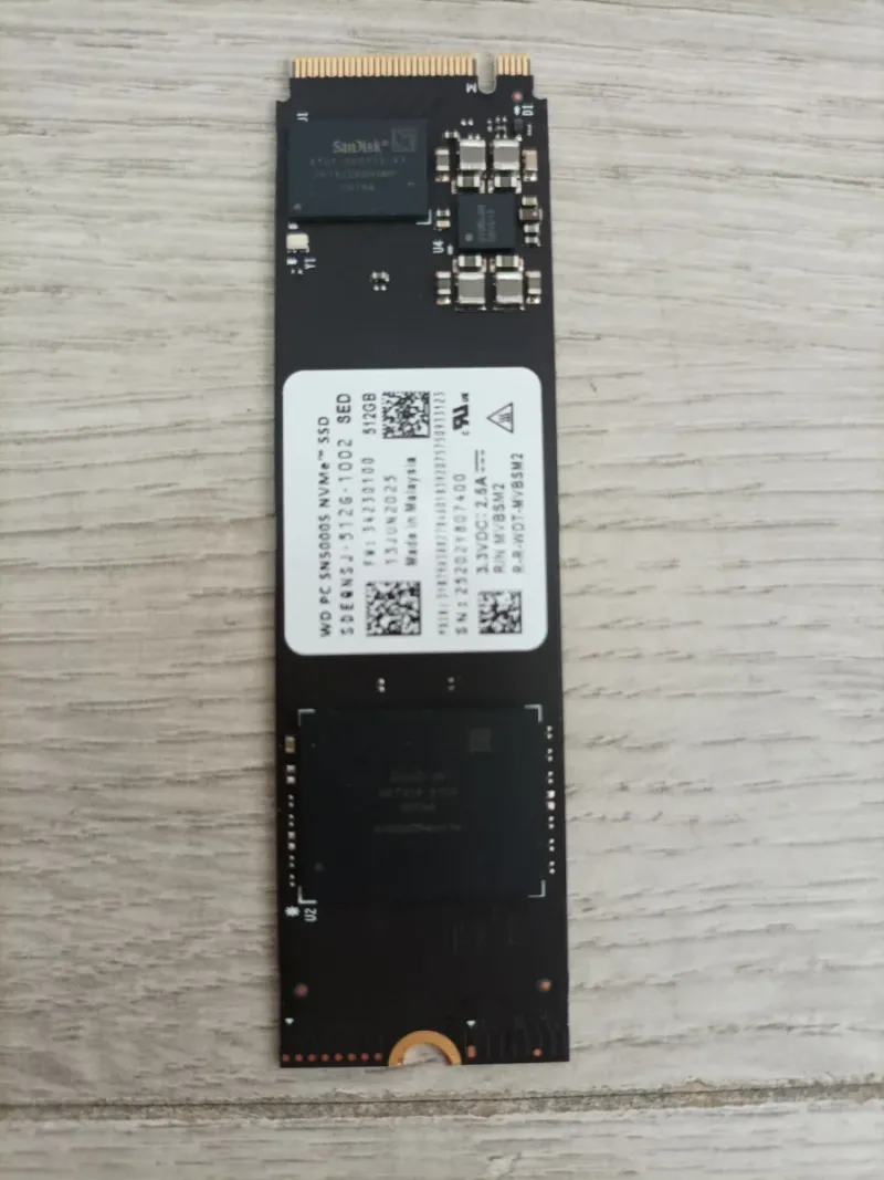 SSD Western Digital 512GB NVMe M.2 afbeelding 5